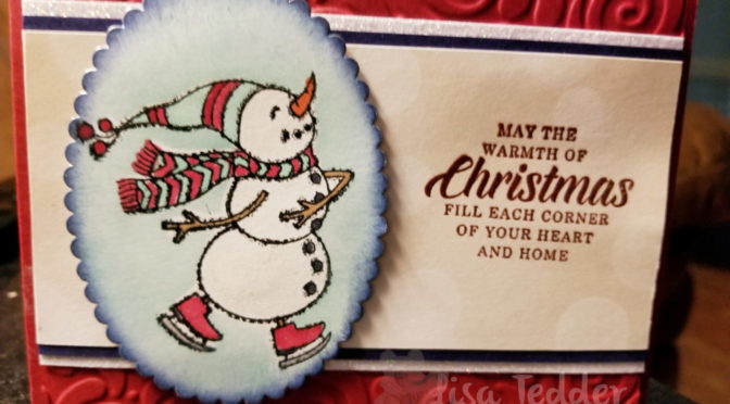 Christmas card #7 Spirited Snowmen