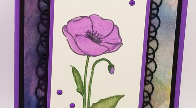 Third FREE card for buying the Painted Poppies stamp set!