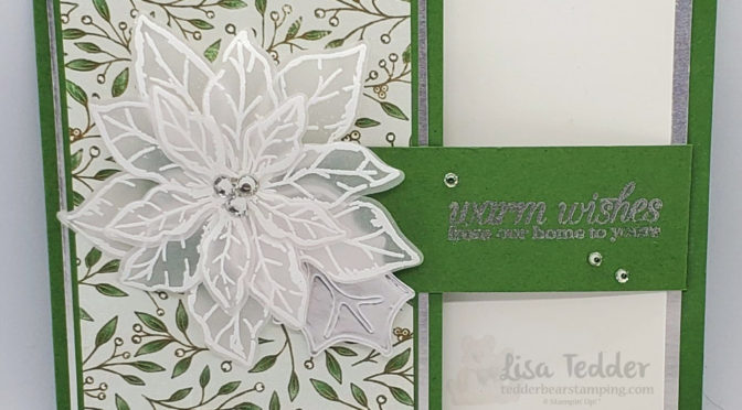 Elegant Christmas Card with Magnetic Closure!