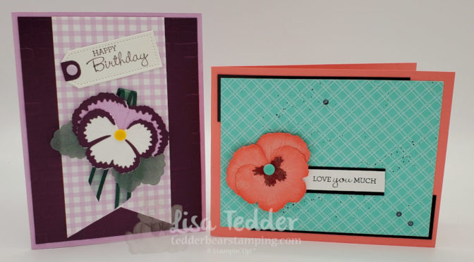 Quick & Easy cards using Pansy Petals